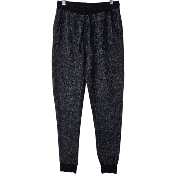 Roots Black Pepper Jogger Pants With Drawstring & Pockets XS - Picture 1 of 10